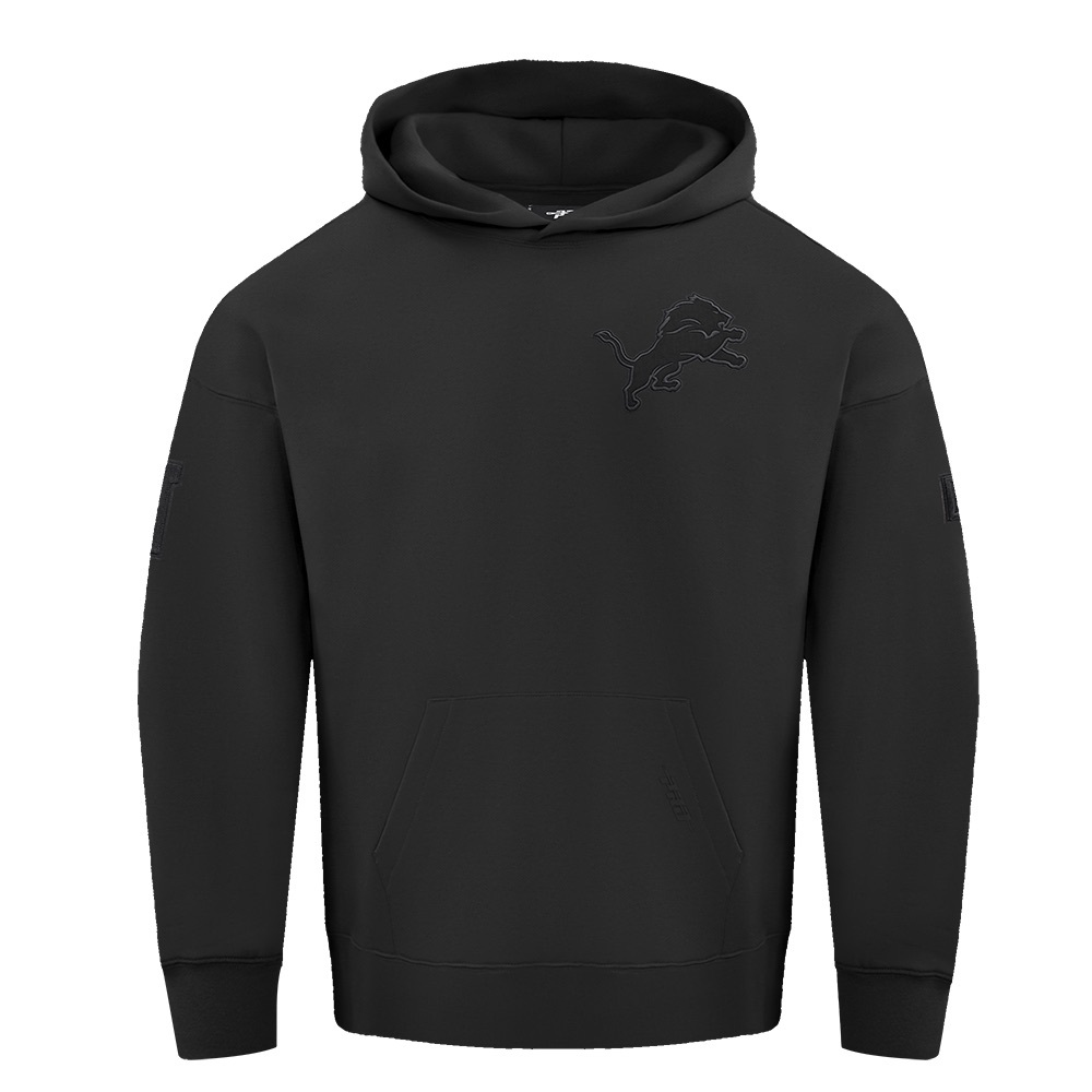 NFL DETROIT LIONS NEUTRAL DROP SHOULDER MEN'S PO HOODIE